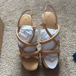 Size 8 Wedges. Never Worn.